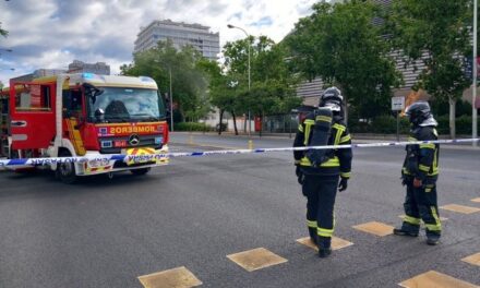 Kaotiska scener efter större gasläcka i Madrid