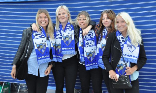 Omkring 500 utländska supportrar följer Málaga