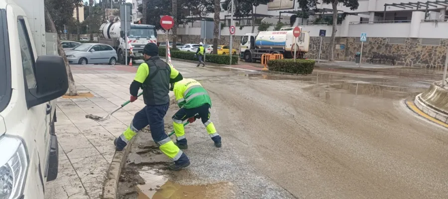 Vattenrör sprang läck – delar av Fuengirola och Las Lagunas utan vatten