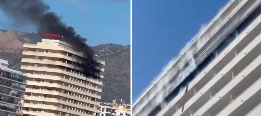 Brand på lägenhetshotellet Stella Maris