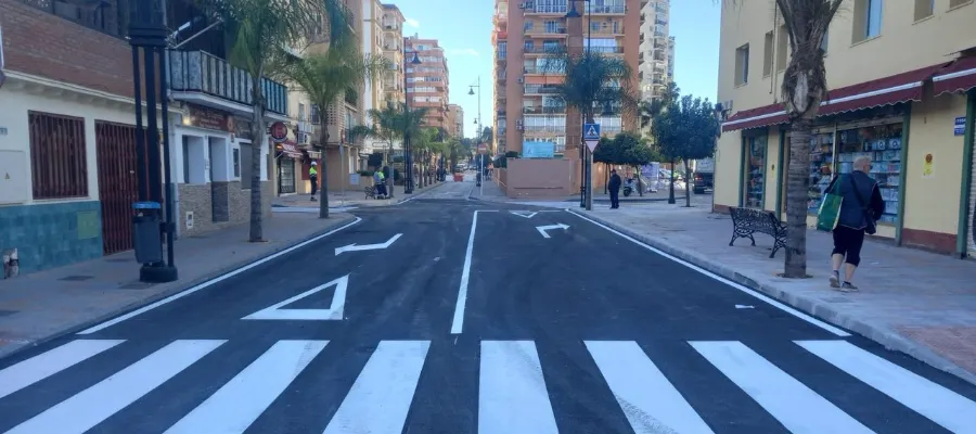 Arbetet vid avenida Acapulco klart