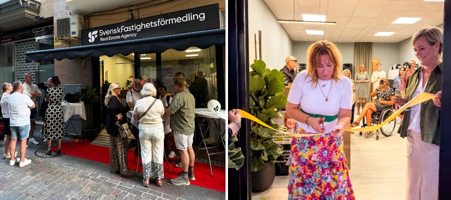Invigning av Svensk Fastighetsförmedlings bobutik på Teneriffa