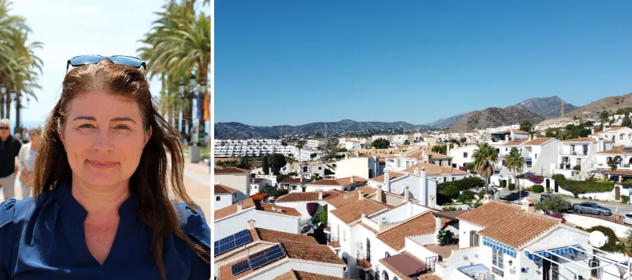 Emma känner sig hemma i Nerja