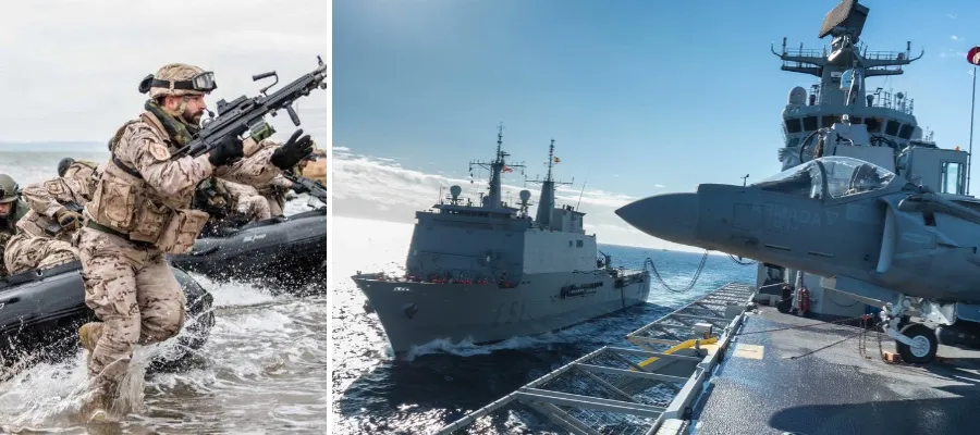 Marinen har stor landstigningsövning