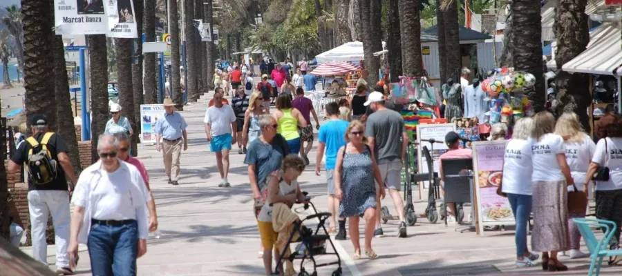 Turisterna spenderade knappt 60 miljarder euro mellan januari och juni