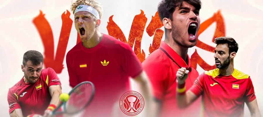 Carlos Alcaraz spelar Davis Cup i Marbella