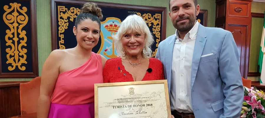 Christina Schollin blir årets hedersturist i Nerja