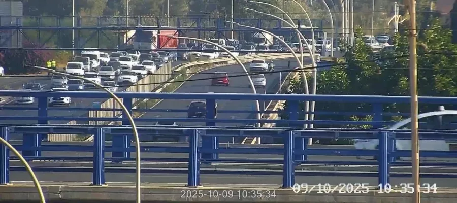 Trafikproblem vid flygplatsen efter dödsolycka