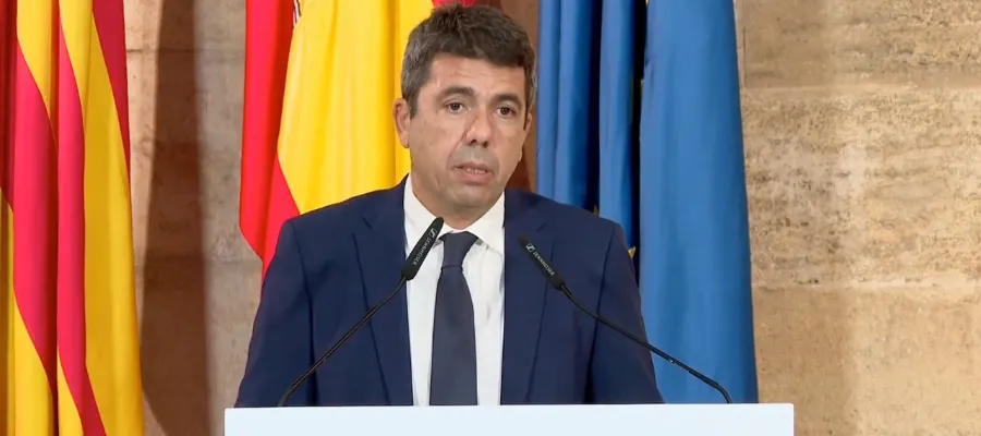 Carlos Mazón avgår som president för Valenciaregionen