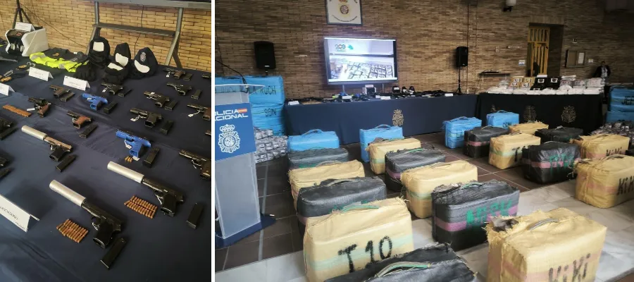 55 gripna och 37 beslagtagna vapen i tillslag mot gängkriminella