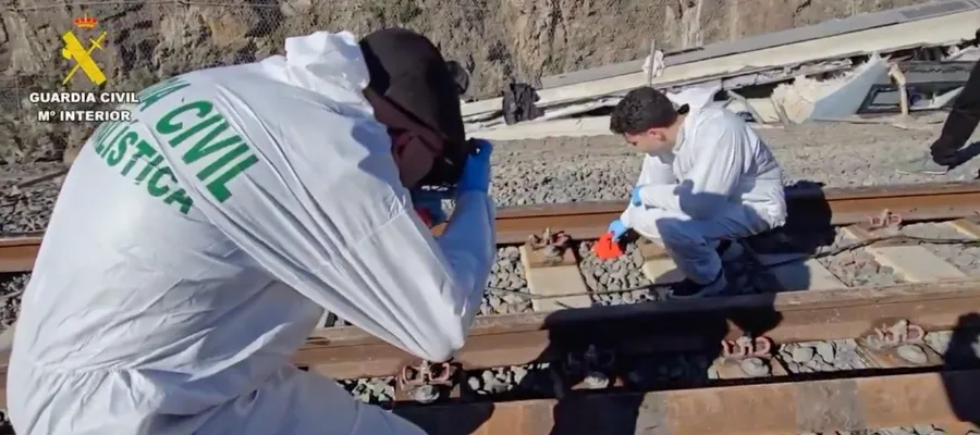 Spricka i rälsen kan vara avgörande för att fastställa orsaken