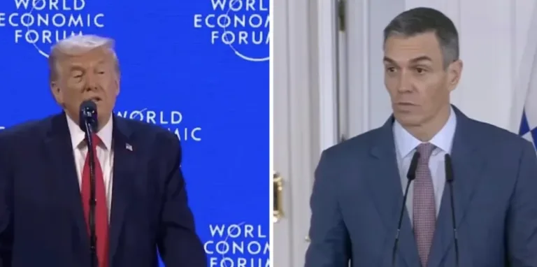 Donald Trump och Pedro Sànchez