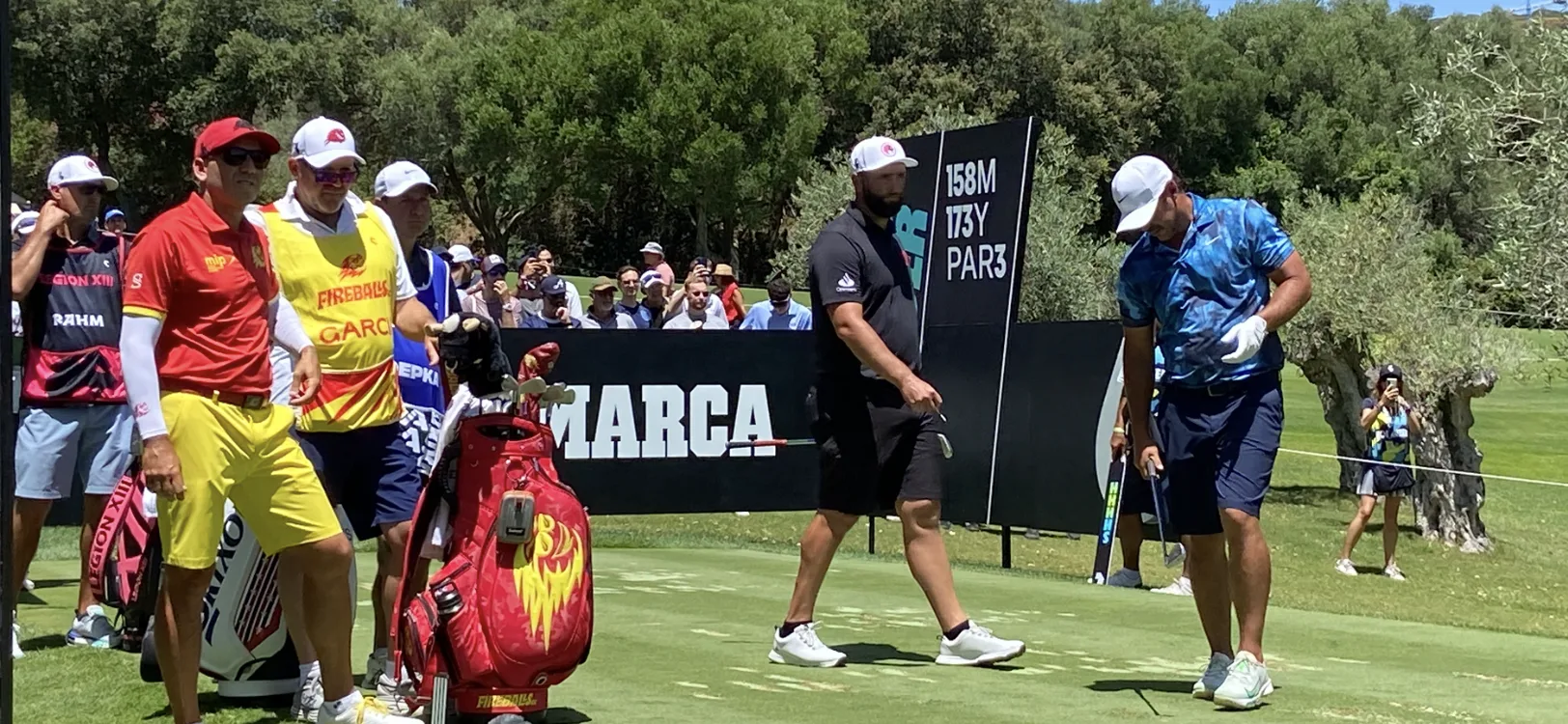 Sergio Garcia och Jon Rahm