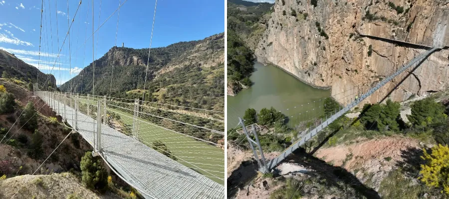 Den världsberömda vandringsleden Caminito del Rey i Málaga